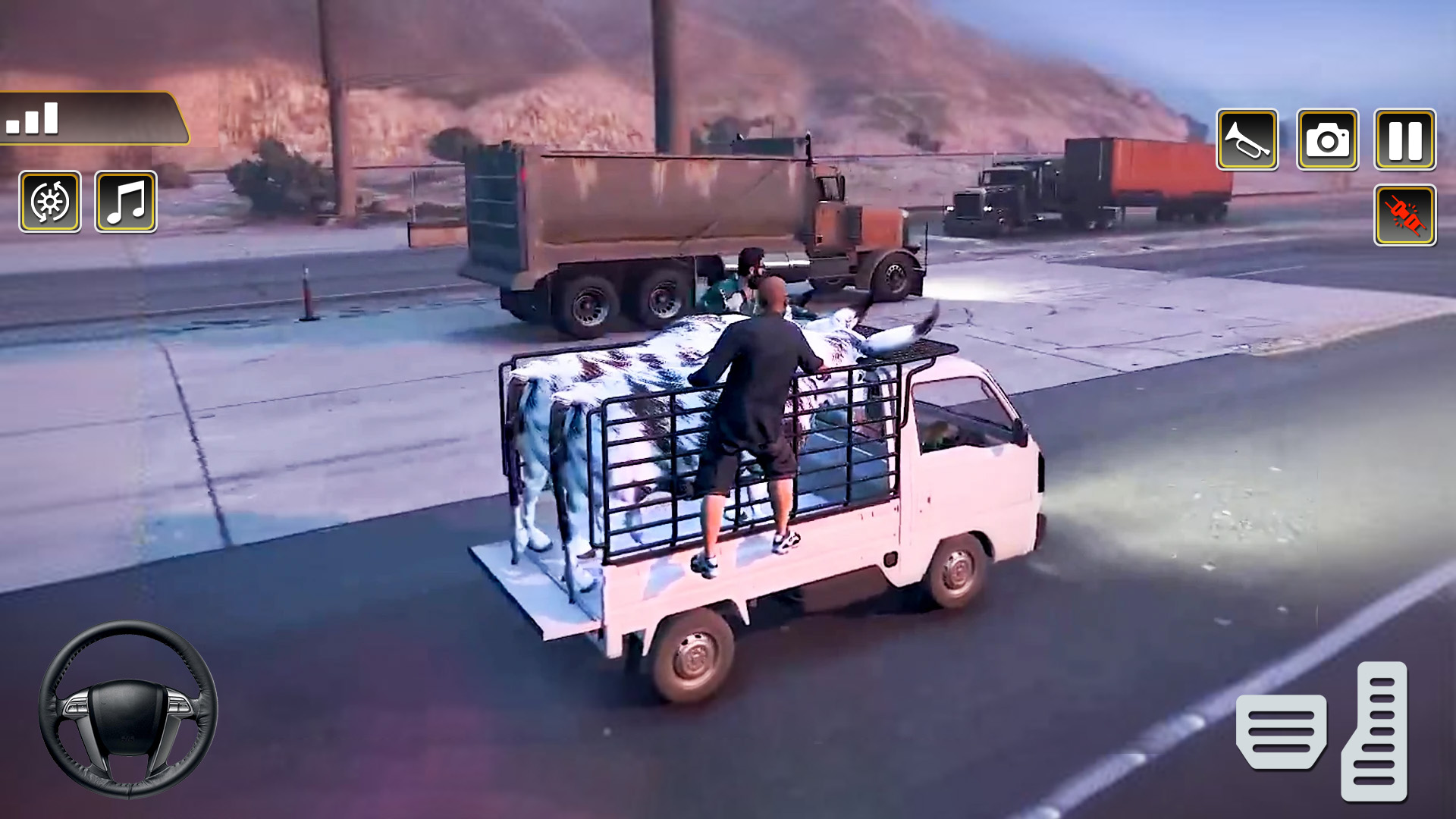 اسکرین شات 5 بازی Cargo Animal Truck Driving 3D