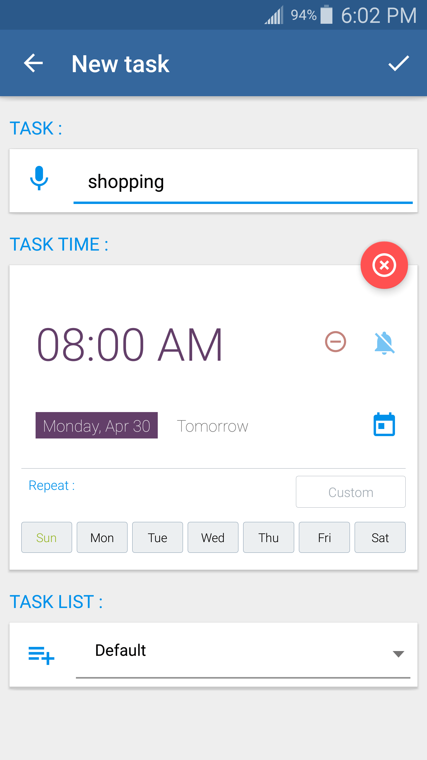 اسکرین شات 8 برنامه To Do List with Reminder