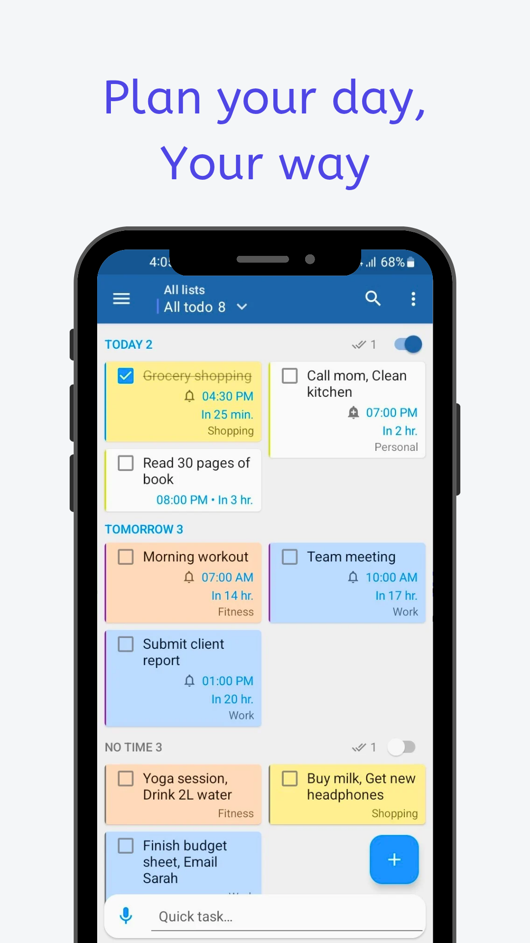 اسکرین شات 1 برنامه To Do List with Reminder