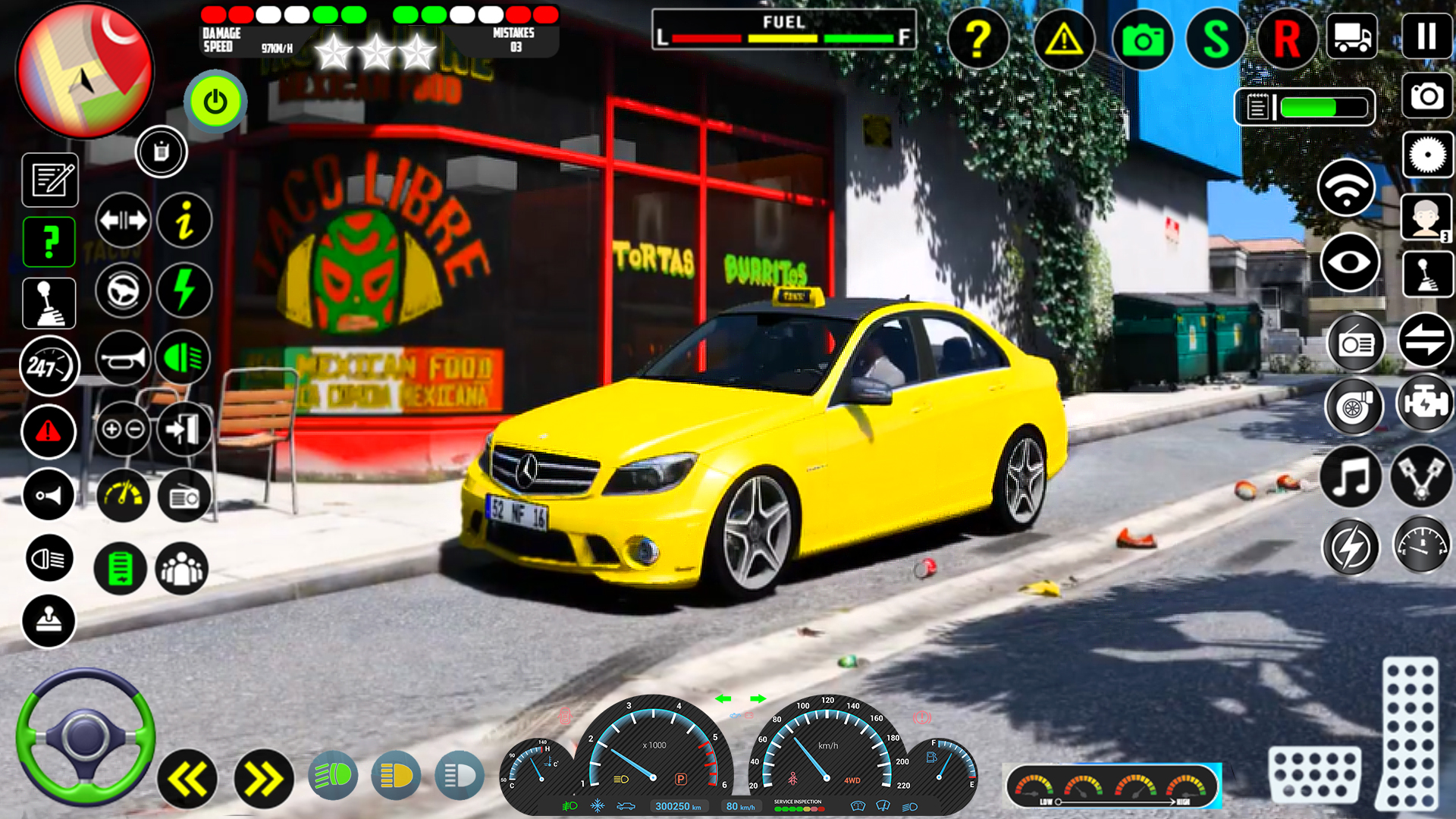 اسکرین شات 2 بازی Taxi Driving 3D Taxi Game Sim