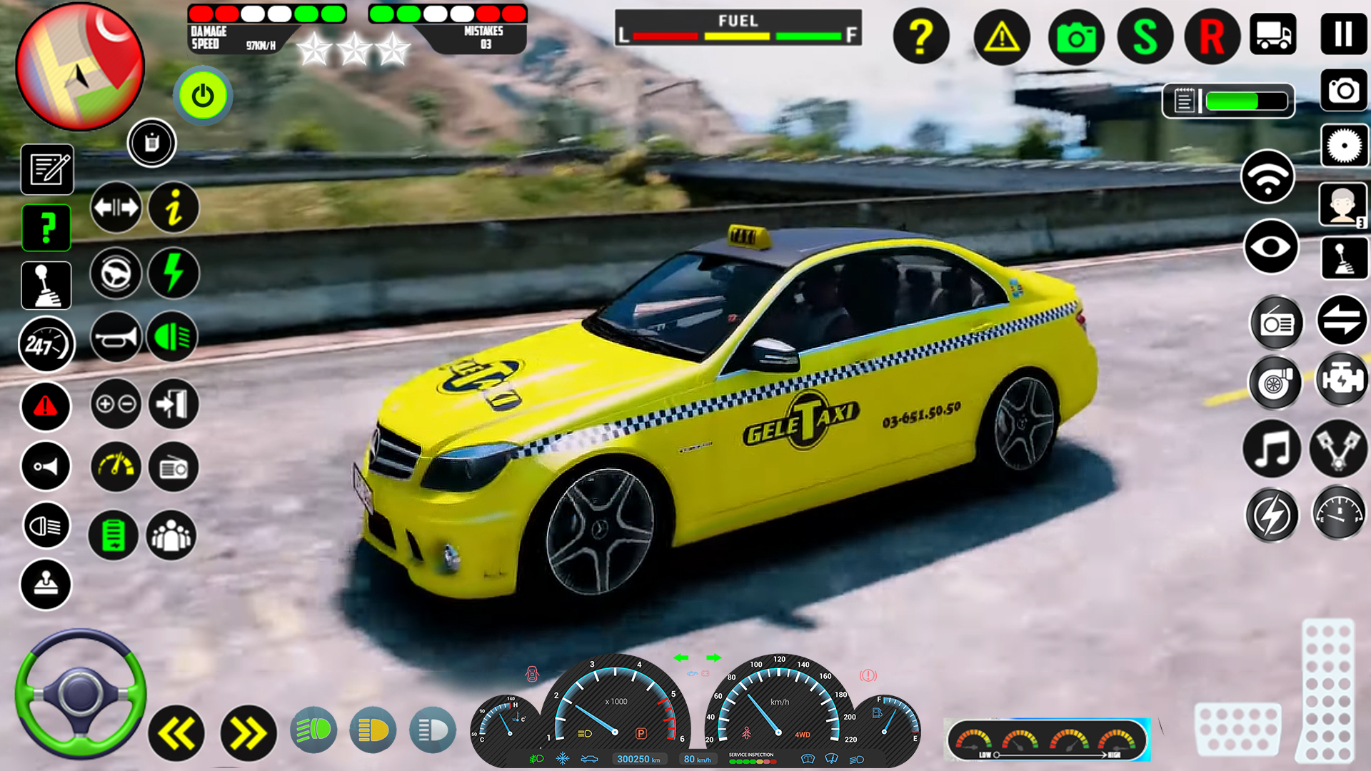 اسکرین شات 5 بازی Taxi Driving 3D Taxi Game Sim