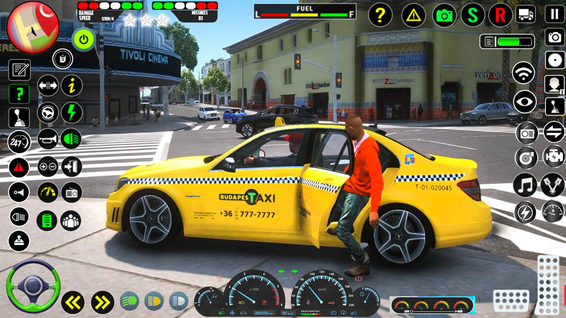 اسکرین شات 6 بازی Taxi Driving 3D Taxi Game Sim