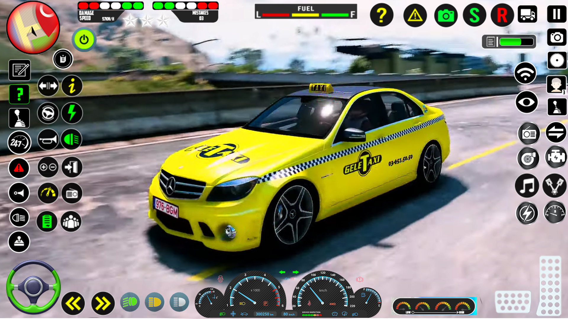 اسکرین شات 4 بازی Taxi Driving 3D Taxi Game Sim
