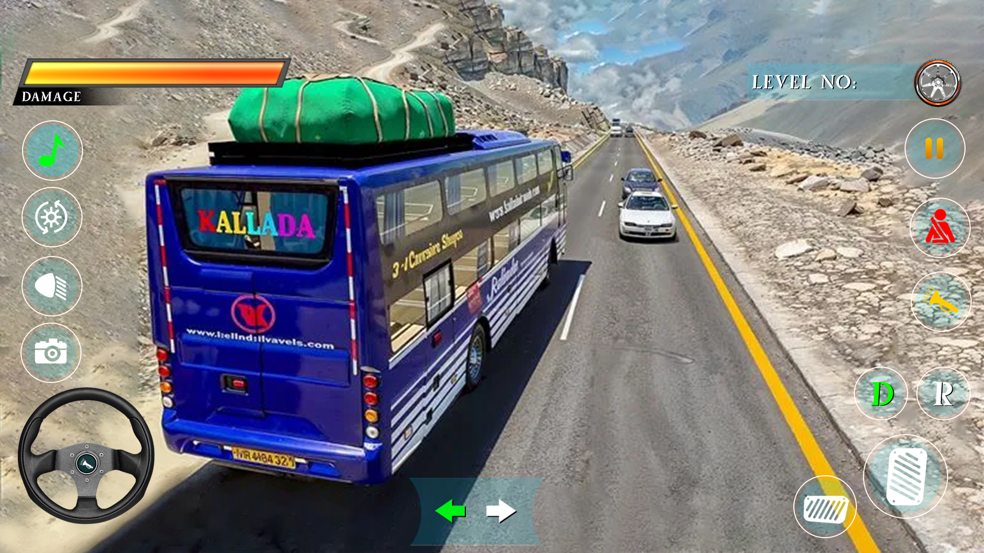 اسکرین شات 2 بازی Uphill Bus Simulator Games 3d