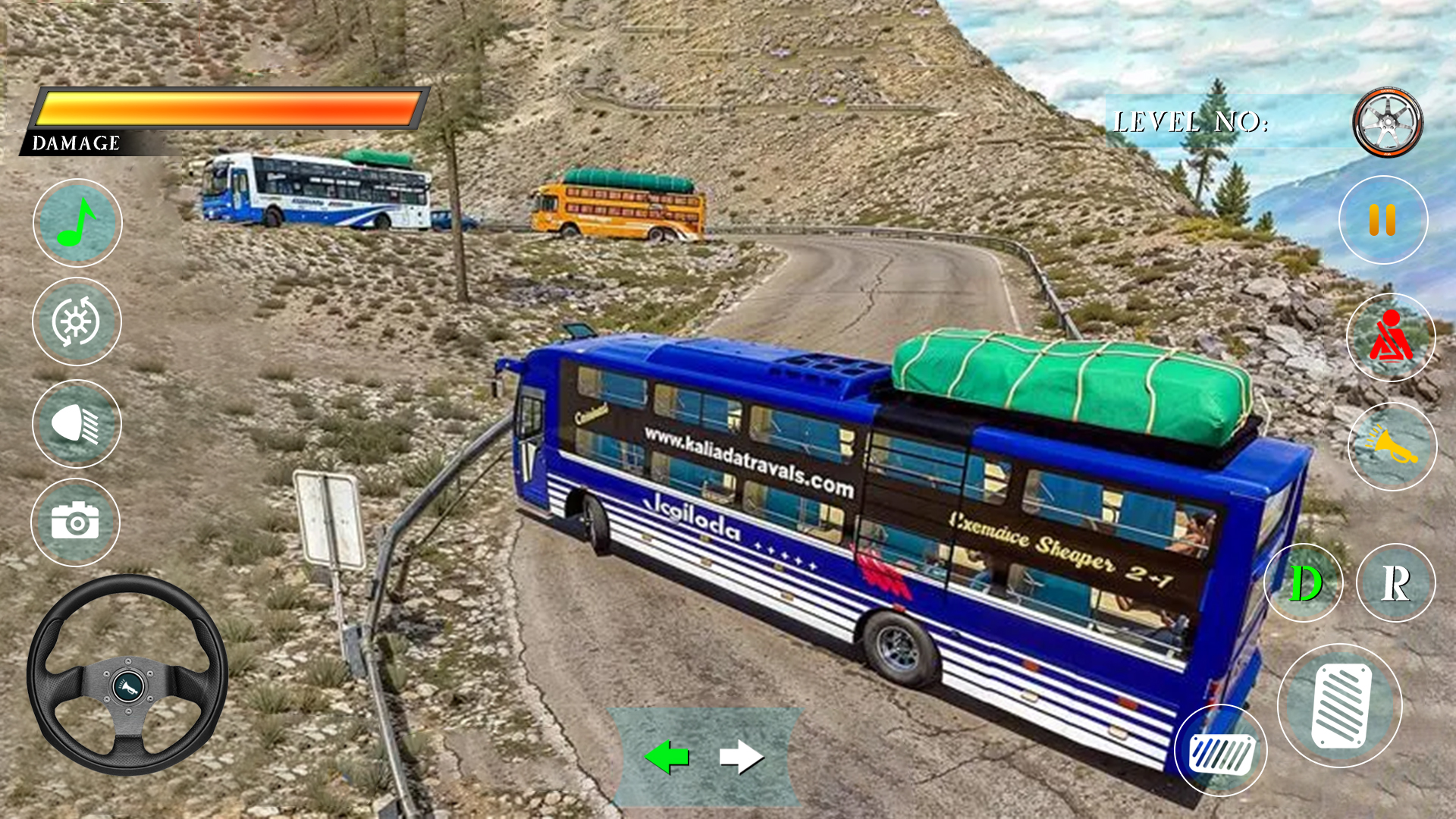 اسکرین شات 3 بازی Uphill Bus Simulator Games 3d