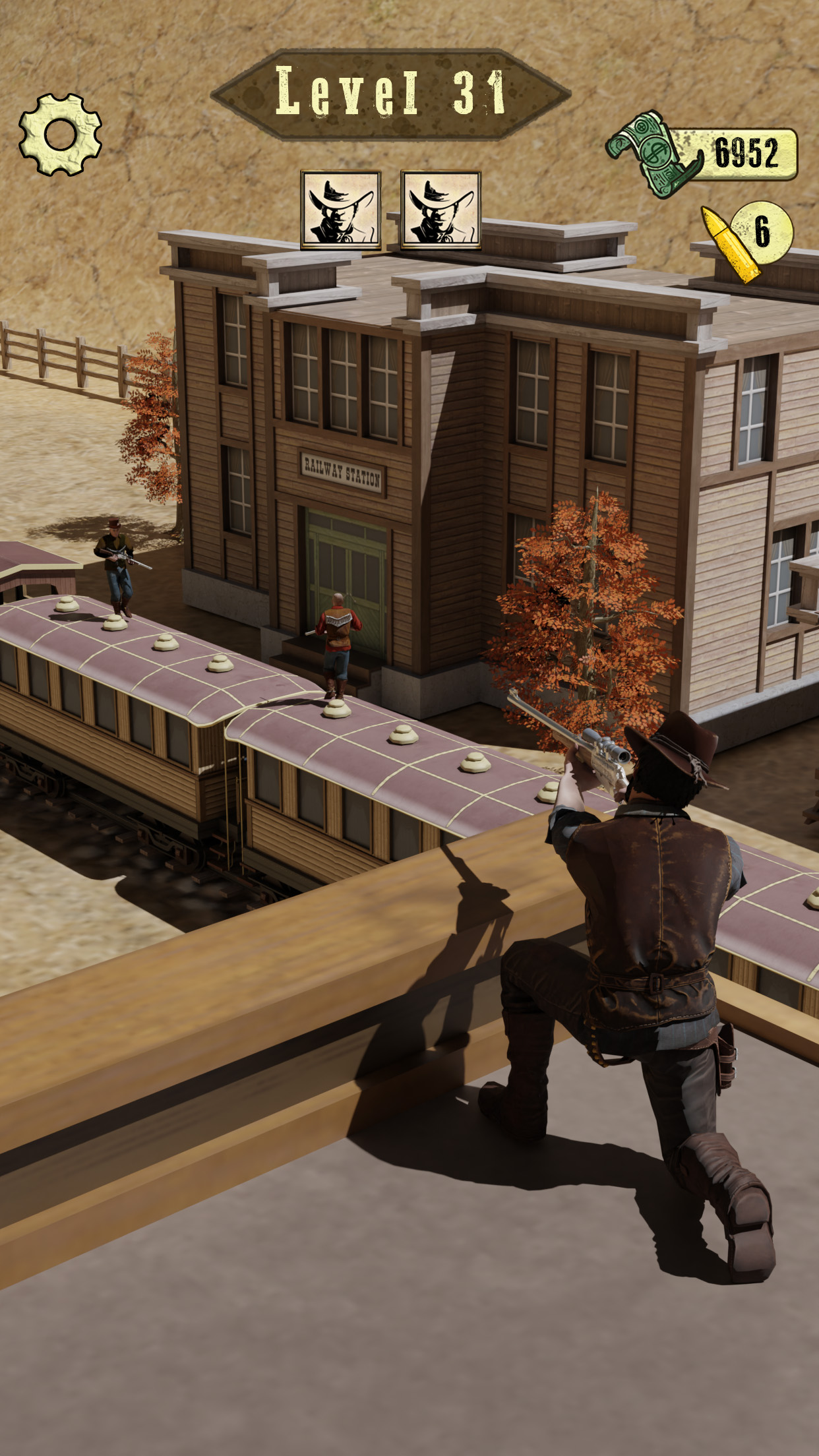 اسکرین شات 2 بازی Wild West Sniper: Cowboy War