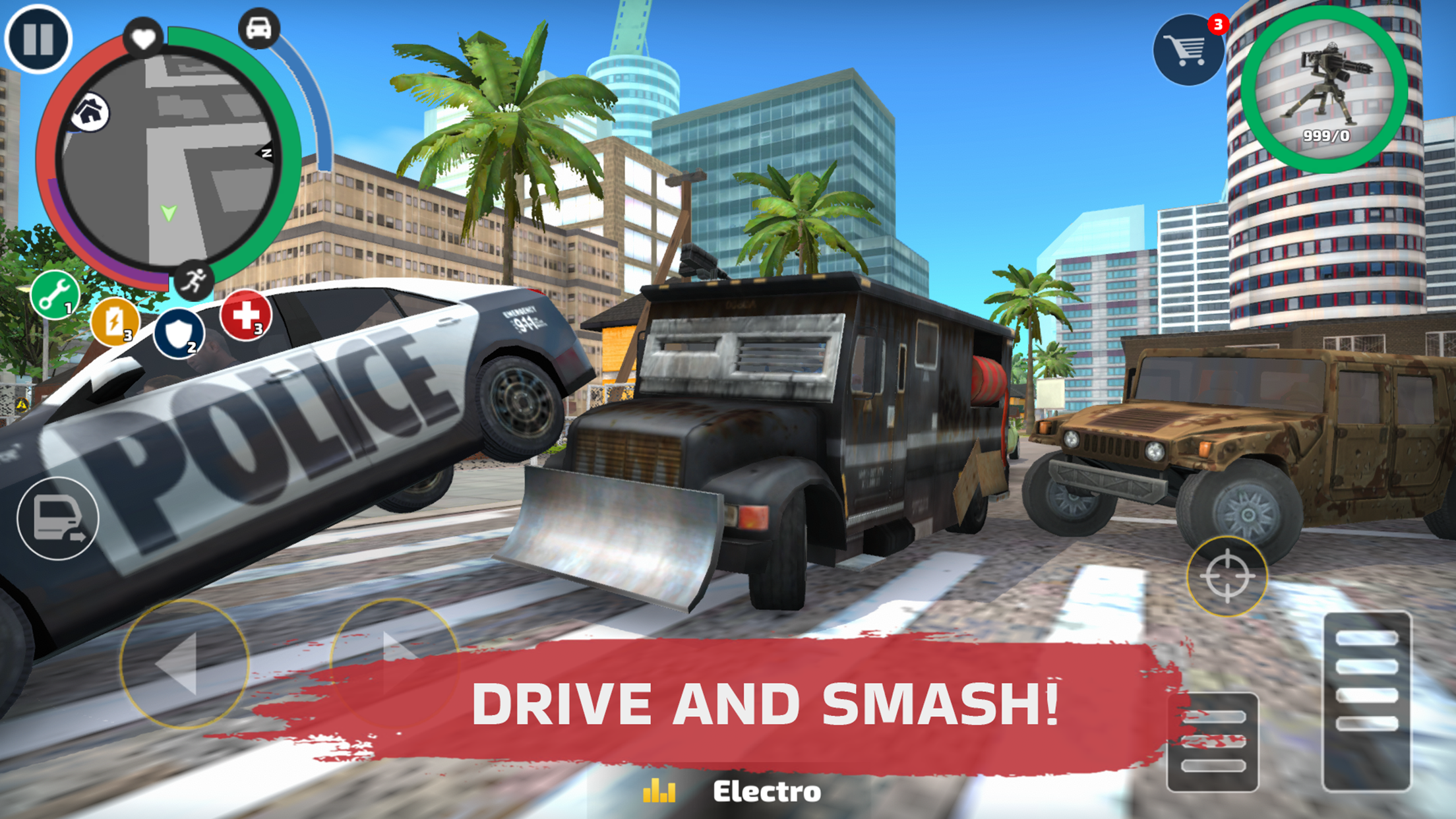 اسکرین شات 6 بازی Rope Hero: Vice Town