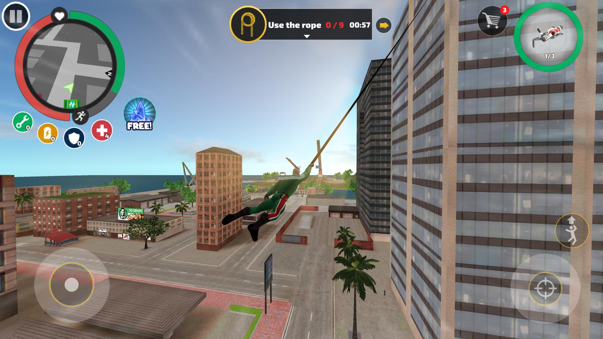 اسکرین شات 2 بازی Rope Hero: Vice Town