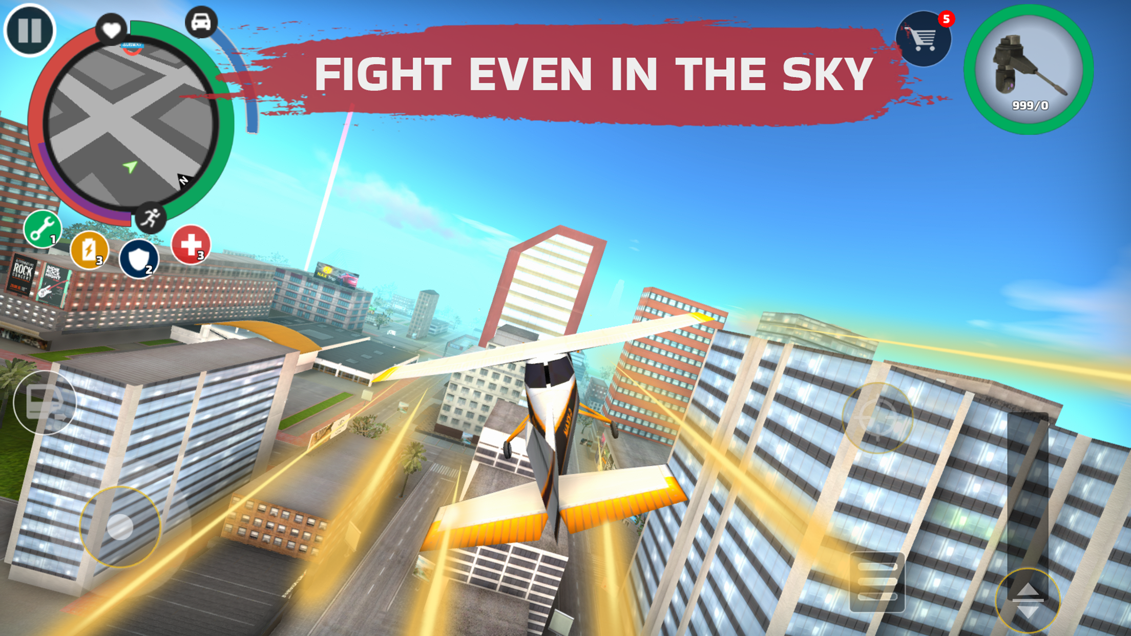 اسکرین شات 3 بازی Rope Hero: Vice Town