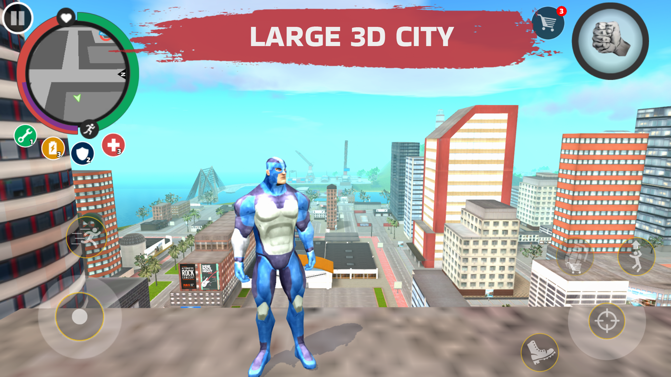 اسکرین شات 4 بازی Rope Hero: Vice Town