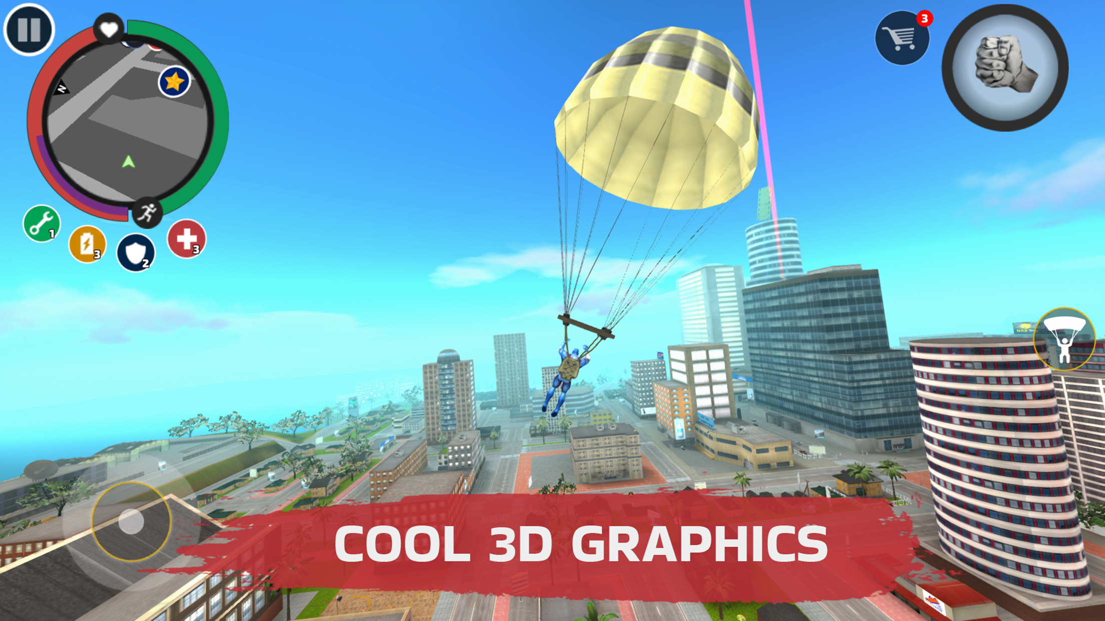 اسکرین شات 5 بازی Rope Hero: Vice Town