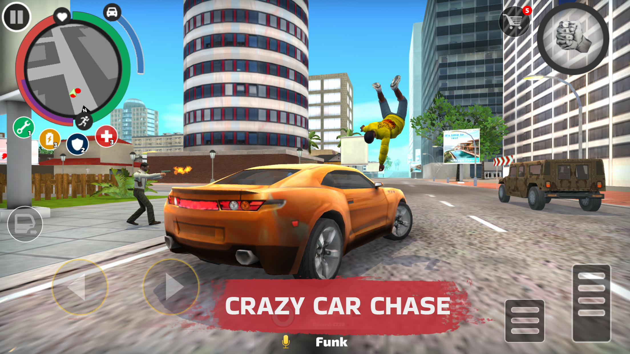 اسکرین شات 1 بازی Rope Hero: Vice Town