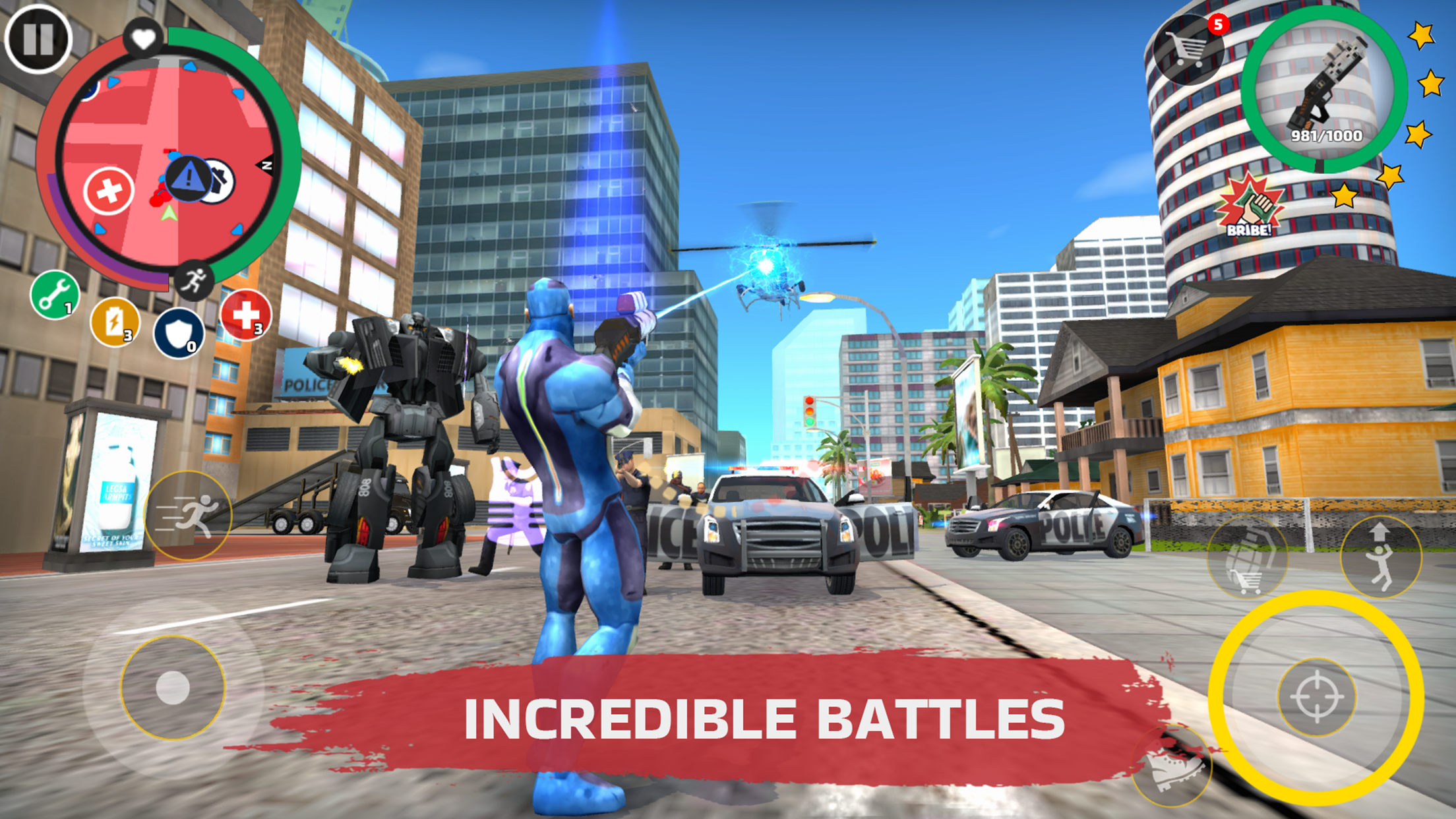 اسکرین شات 2 بازی Rope Hero: Vice Town