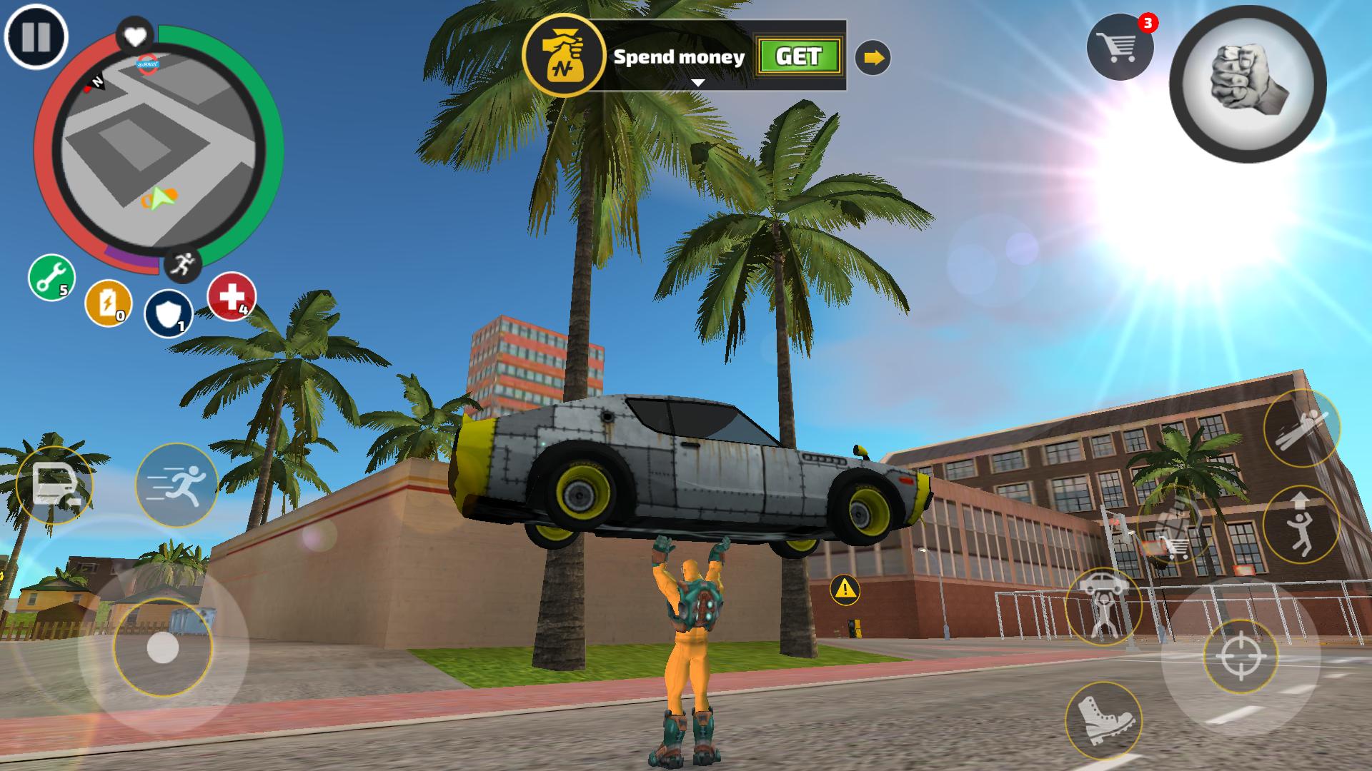 اسکرین شات 6 بازی Rope Hero: Vice Town