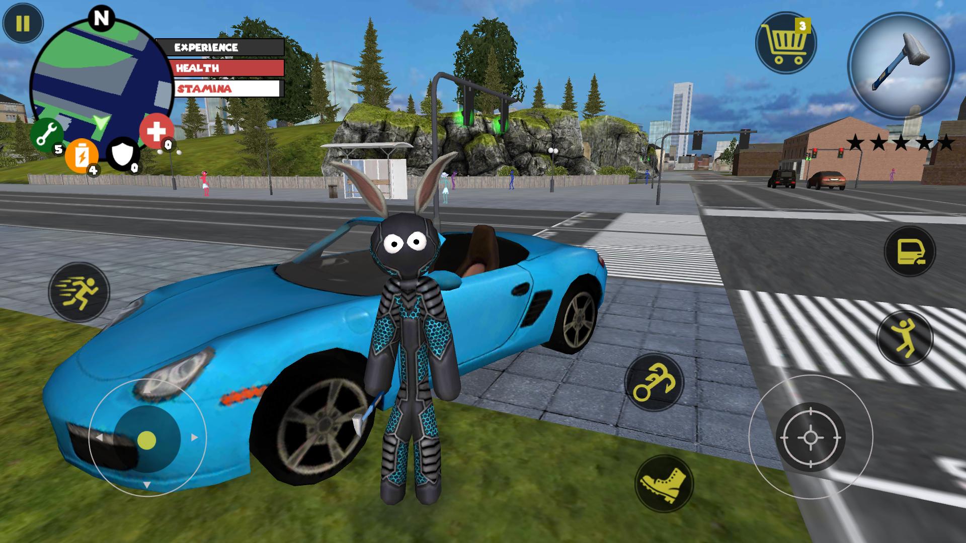 اسکرین شات 7 بازی Stick Rope Hero