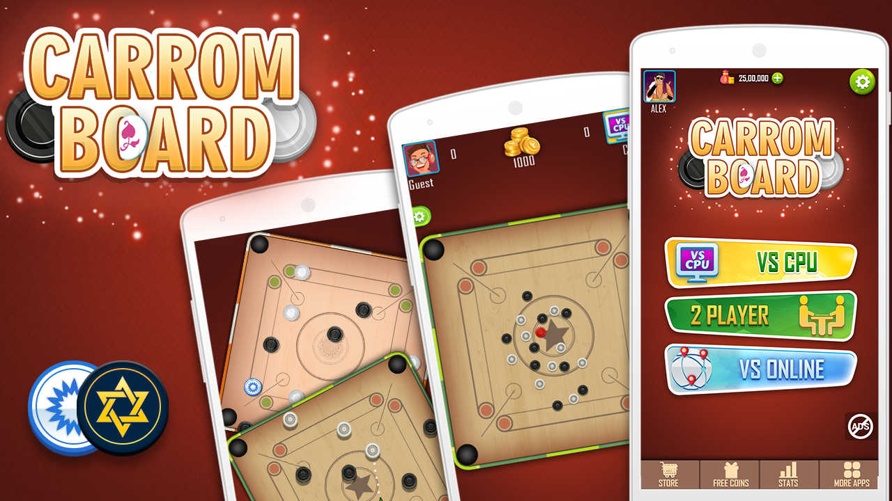 اسکرین شات 8 بازی Carrom Board Game 2024
