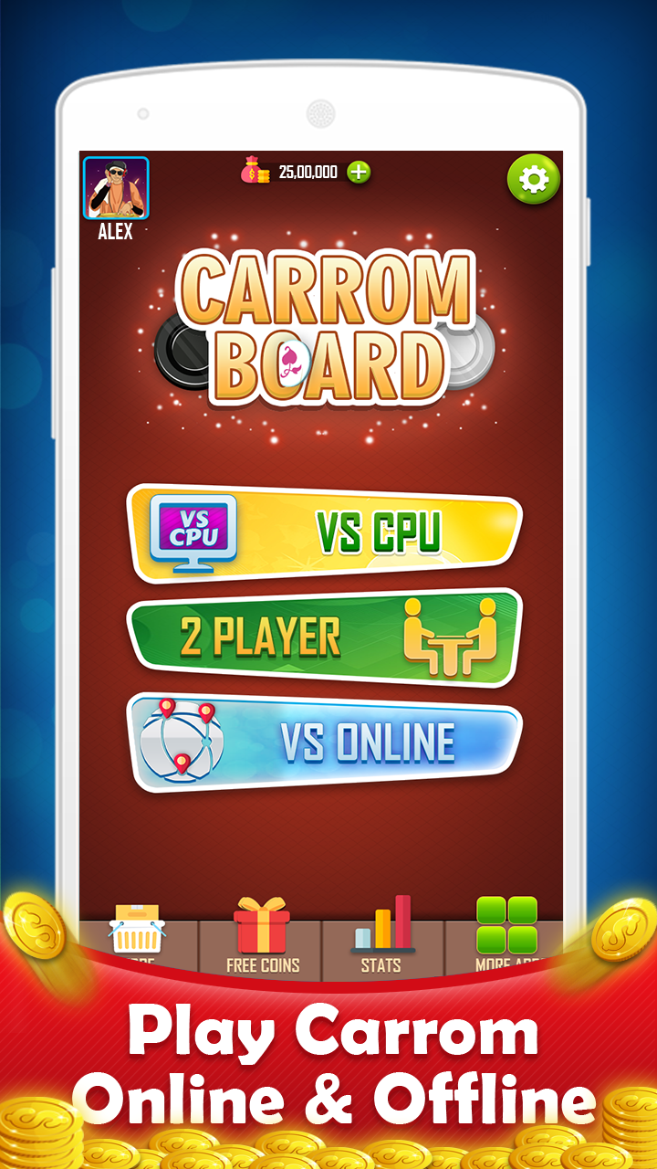 اسکرین شات 4 بازی Carrom Board Game 2024