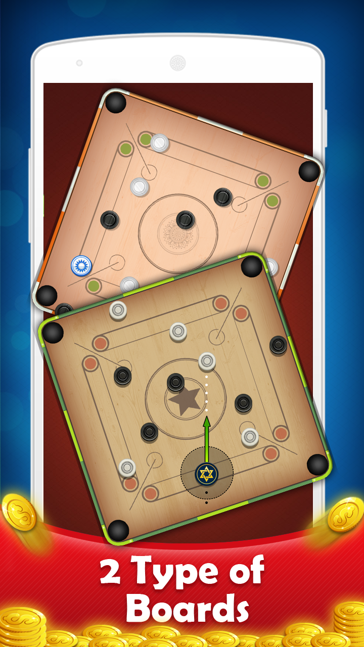 اسکرین شات 3 بازی Carrom Board Game 2024