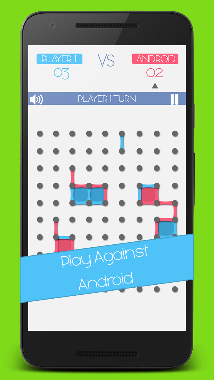 اسکرین شات 1 بازی Dots and Boxes game