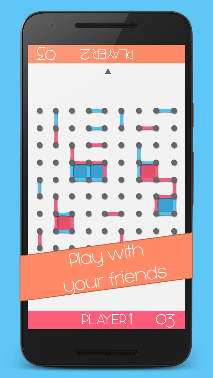 اسکرین شات 2 بازی Dots and Boxes game