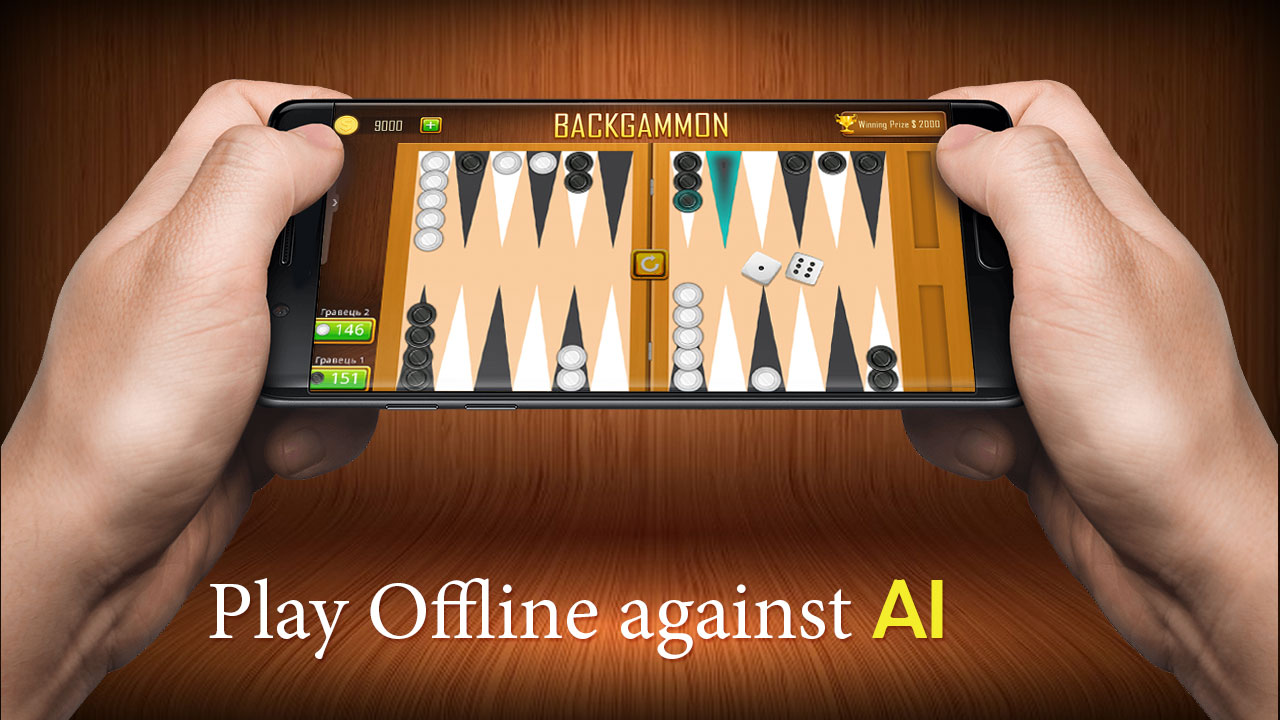 اسکرین شات 1 بازی Backgammon board game - Tavla