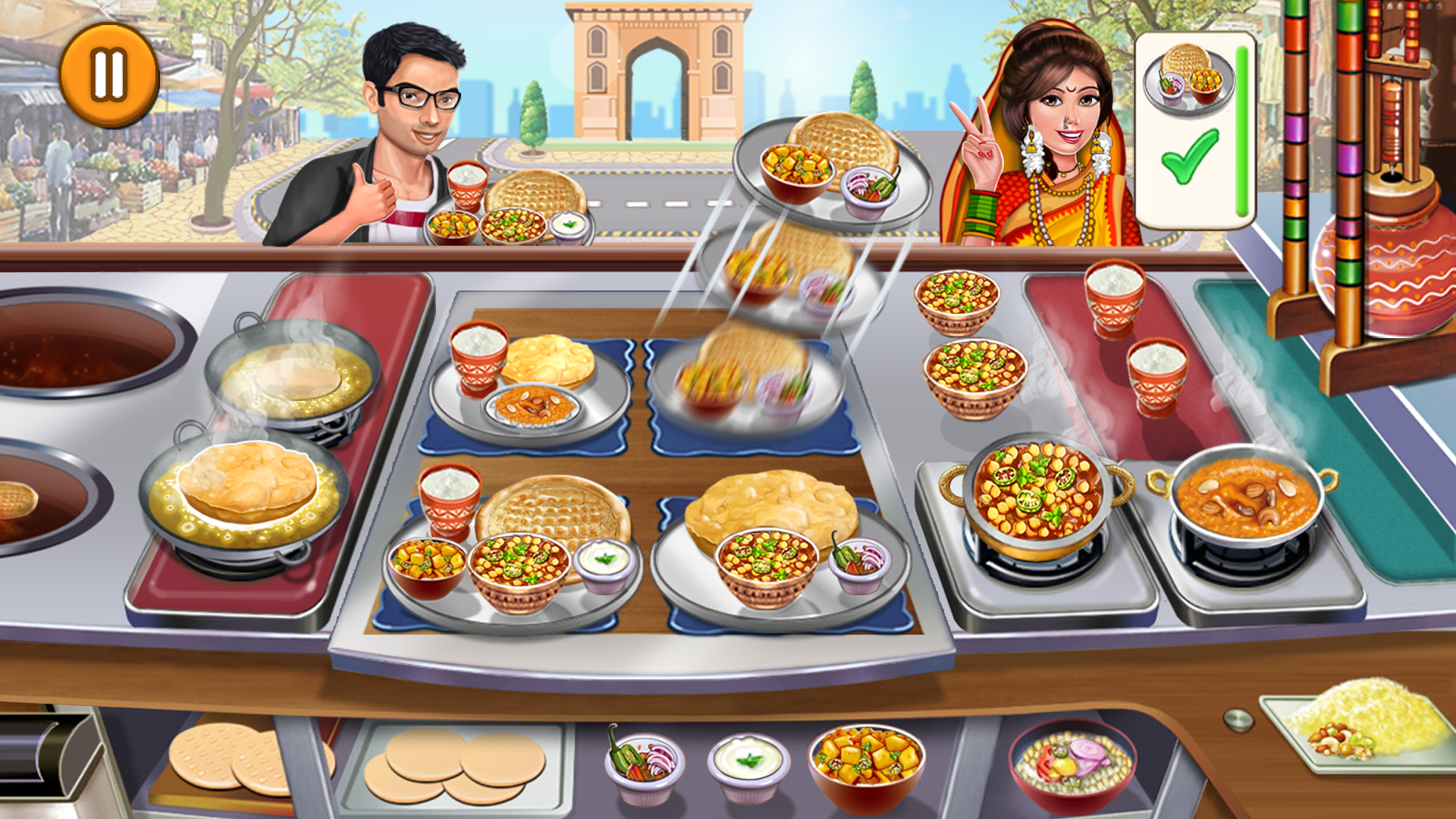 اسکرین شات 6 بازی Indian Kitchen Cooking Games