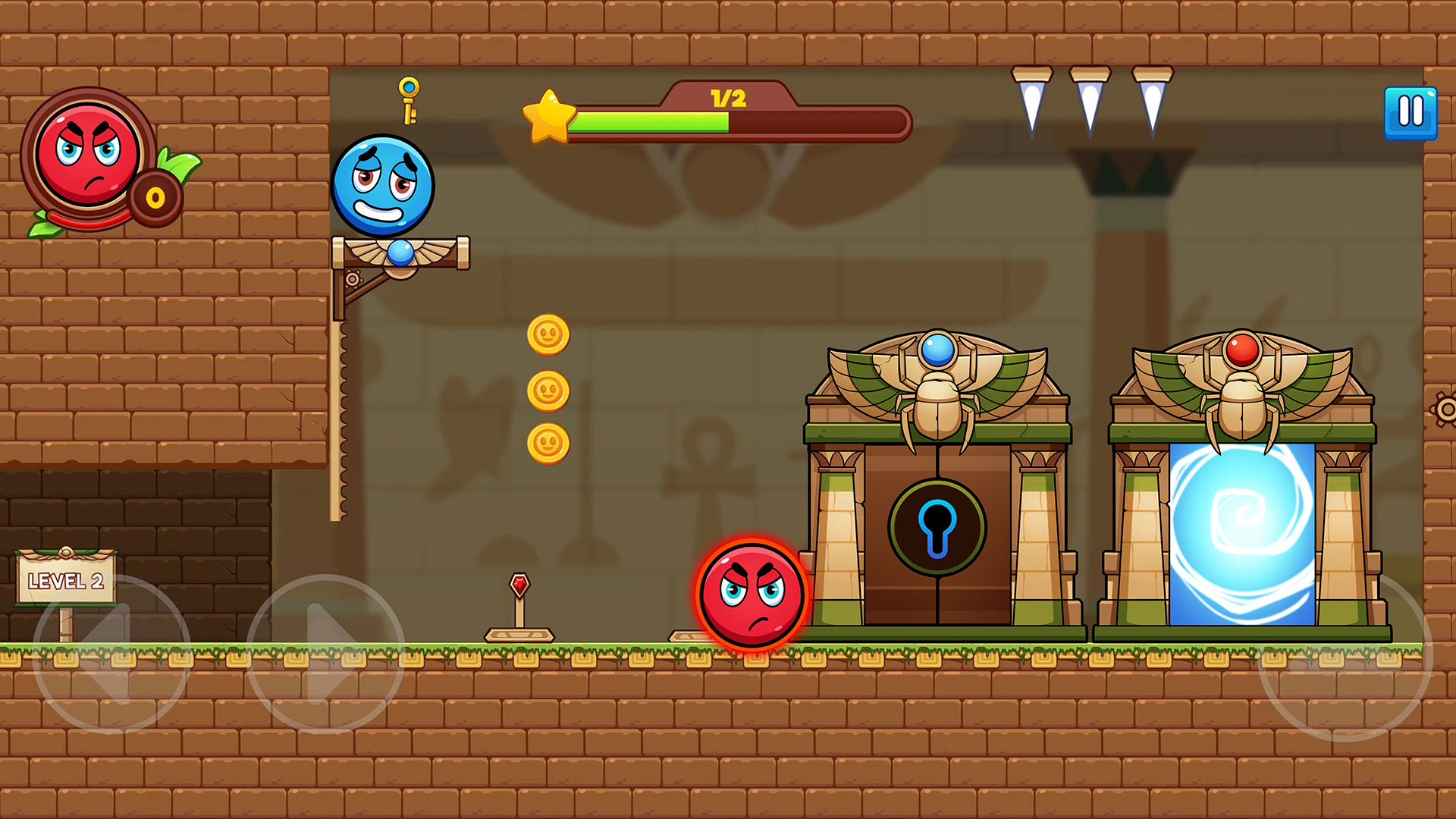 اسکرین شات 5 بازی Red and Blue: Twin Color Ball