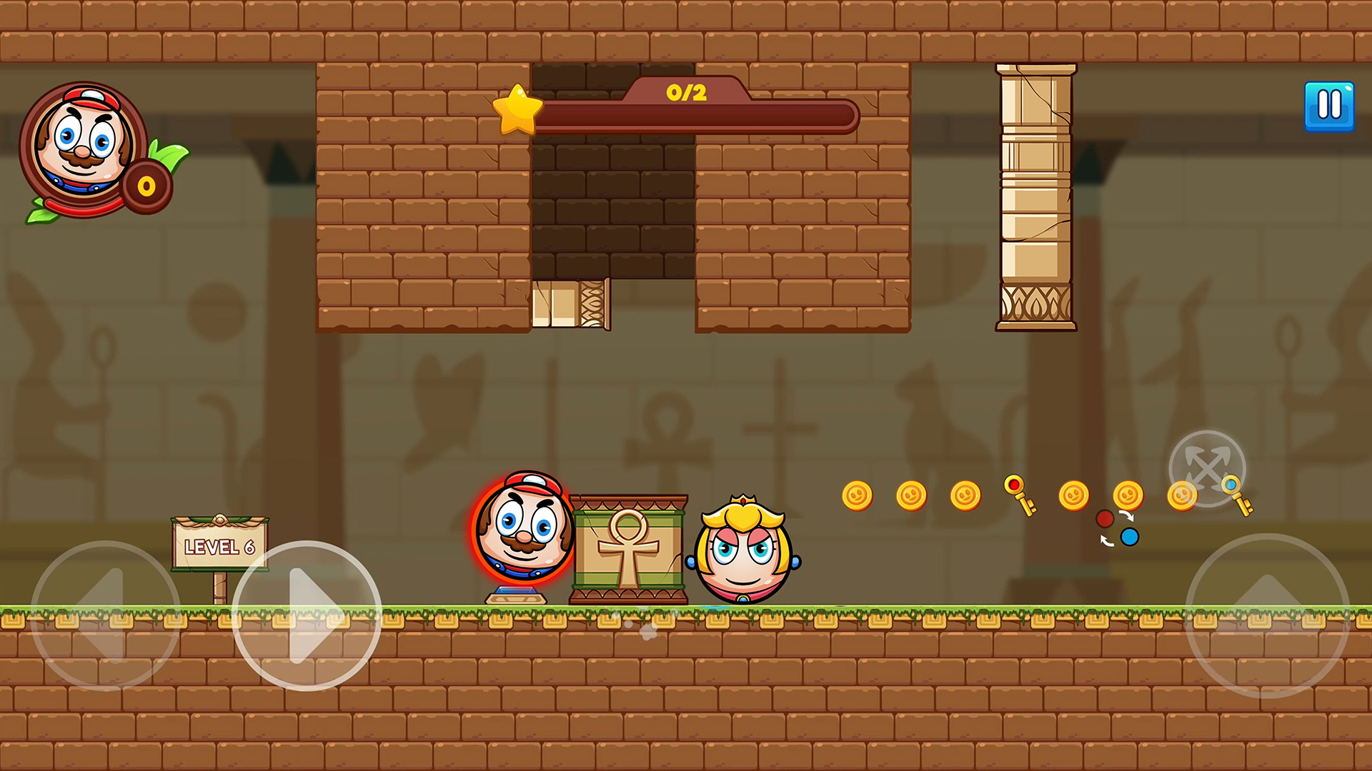 اسکرین شات 3 بازی Red and Blue: Twin Color Ball