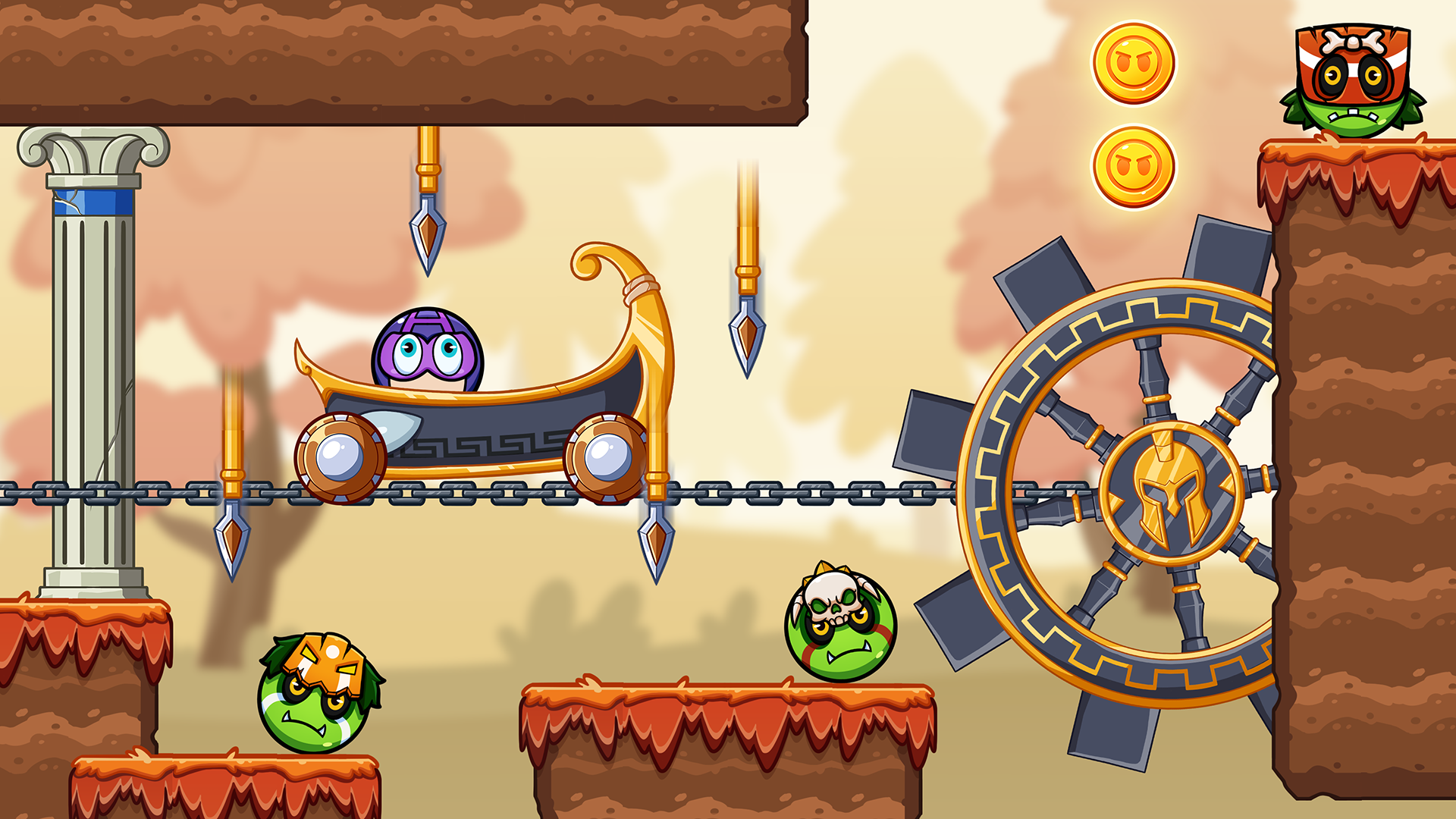 اسکرین شات 2 بازی Ball V - Red Boss Challenge