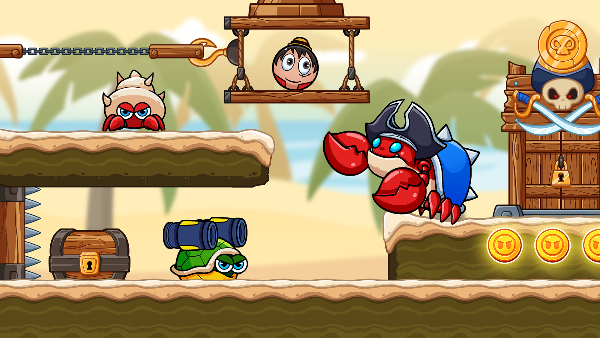 اسکرین شات 1 بازی Ball V - Red Boss Challenge