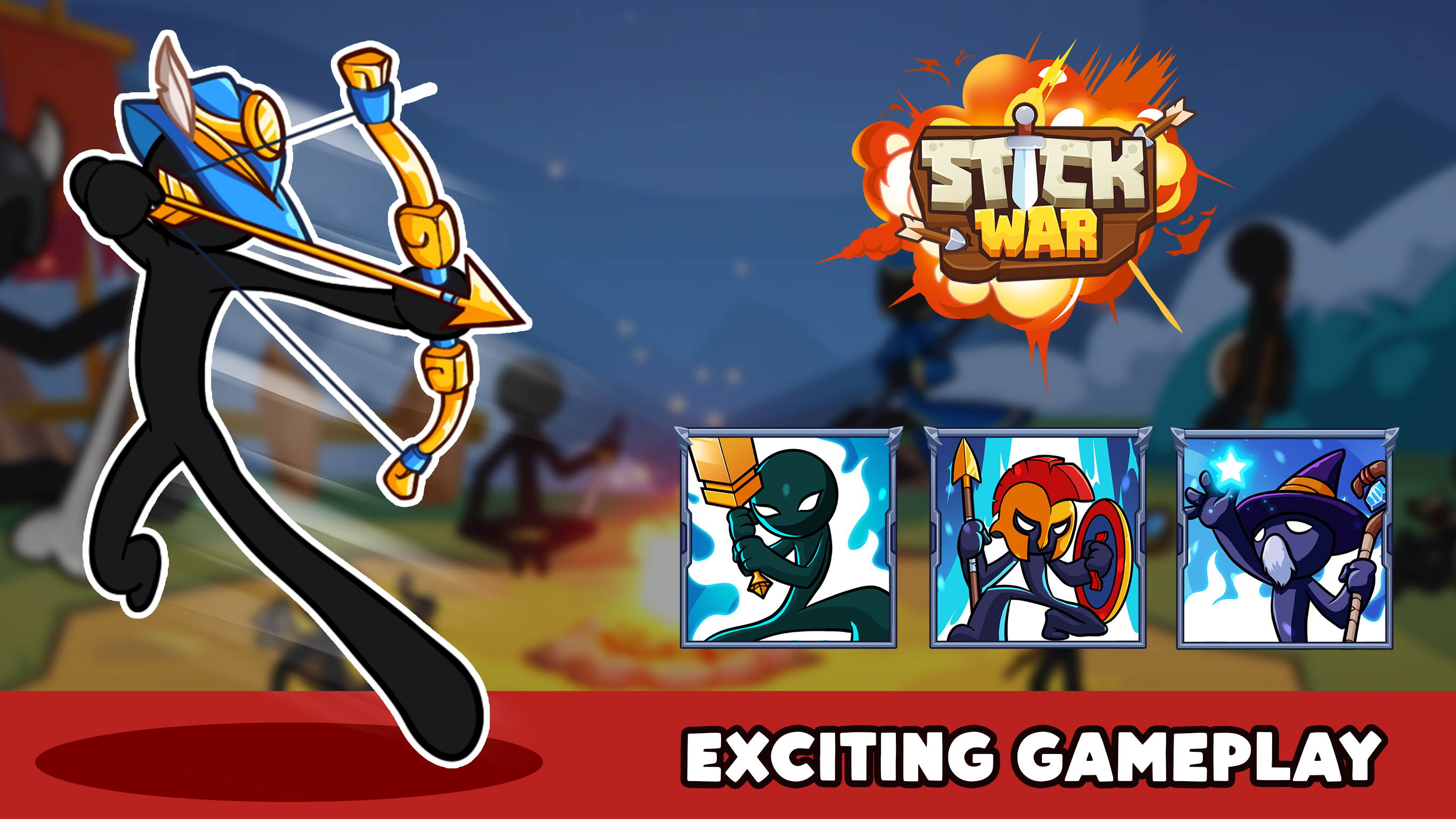 اسکرین شات 1 بازی War of Stick: Conquer Battle