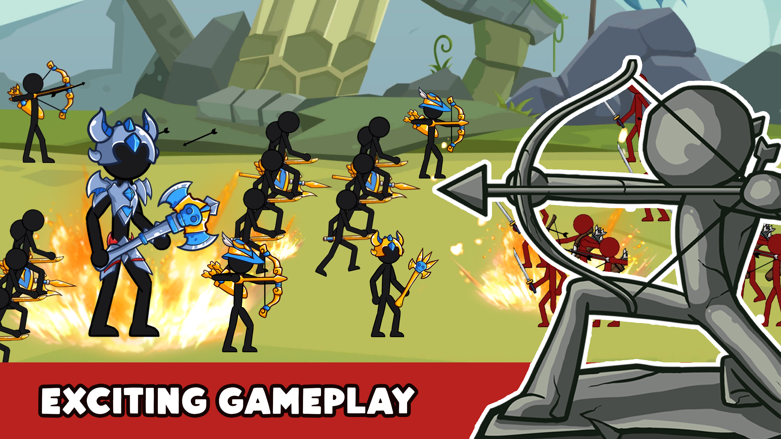 اسکرین شات 2 بازی War of Stick: Conquer Battle