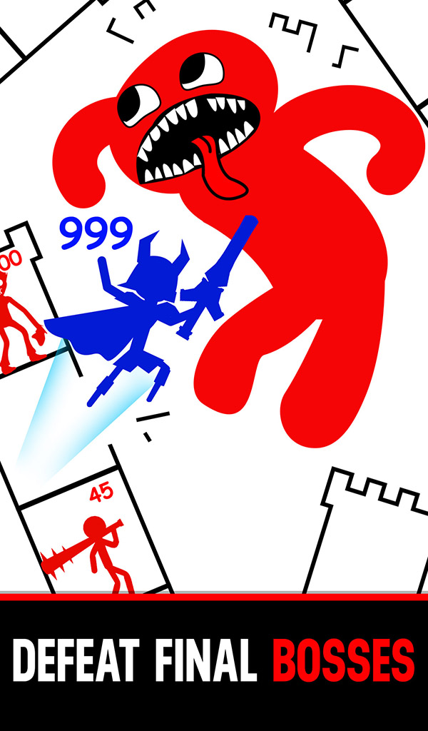 اسکرین شات 5 بازی Stick Hero: Mighty Tower Wars