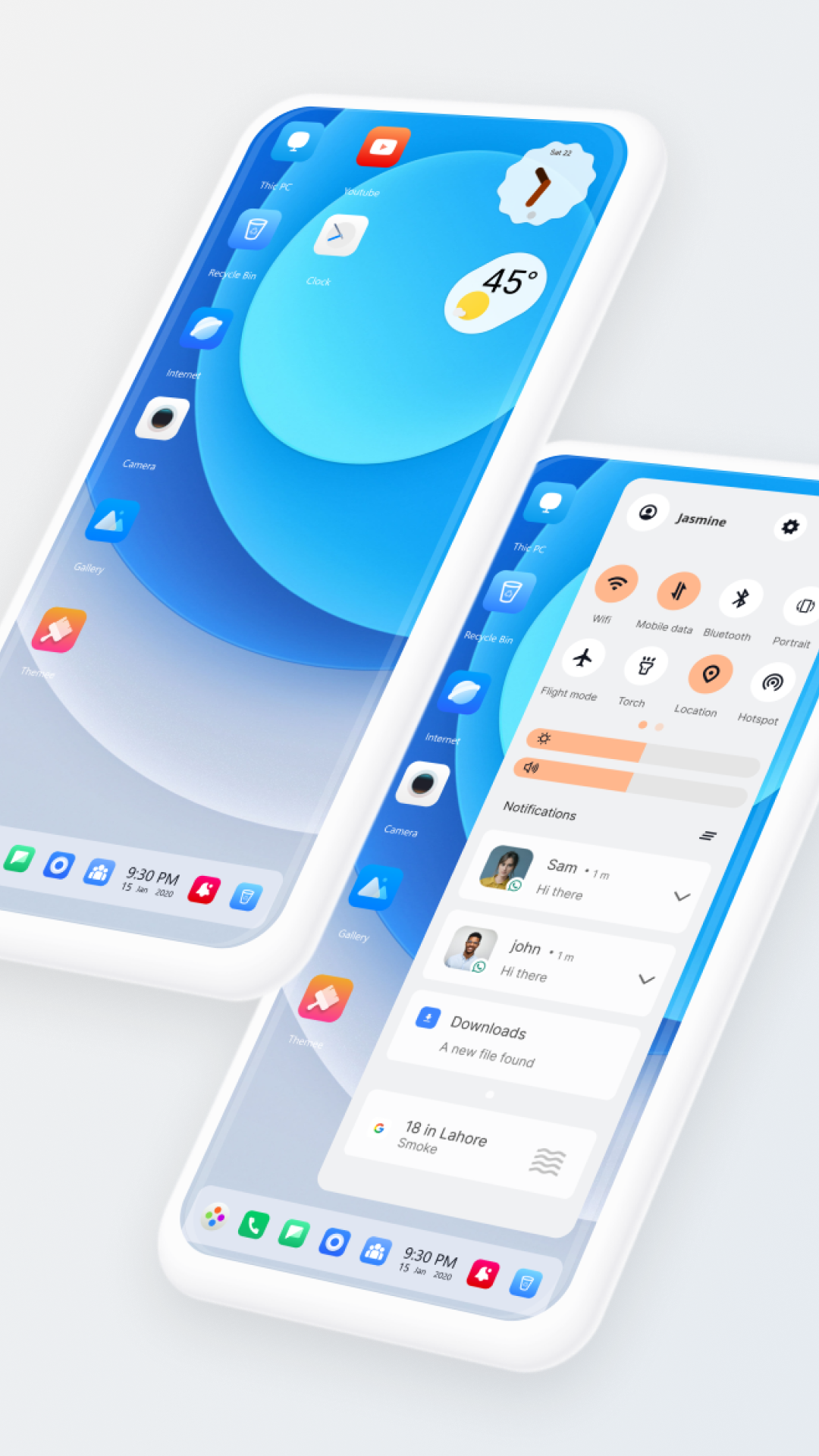 اسکرین شات 2 برنامه U Launcher