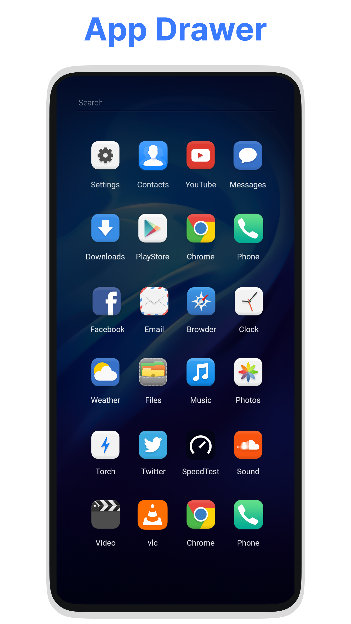 اسکرین شات 3 برنامه U Launcher