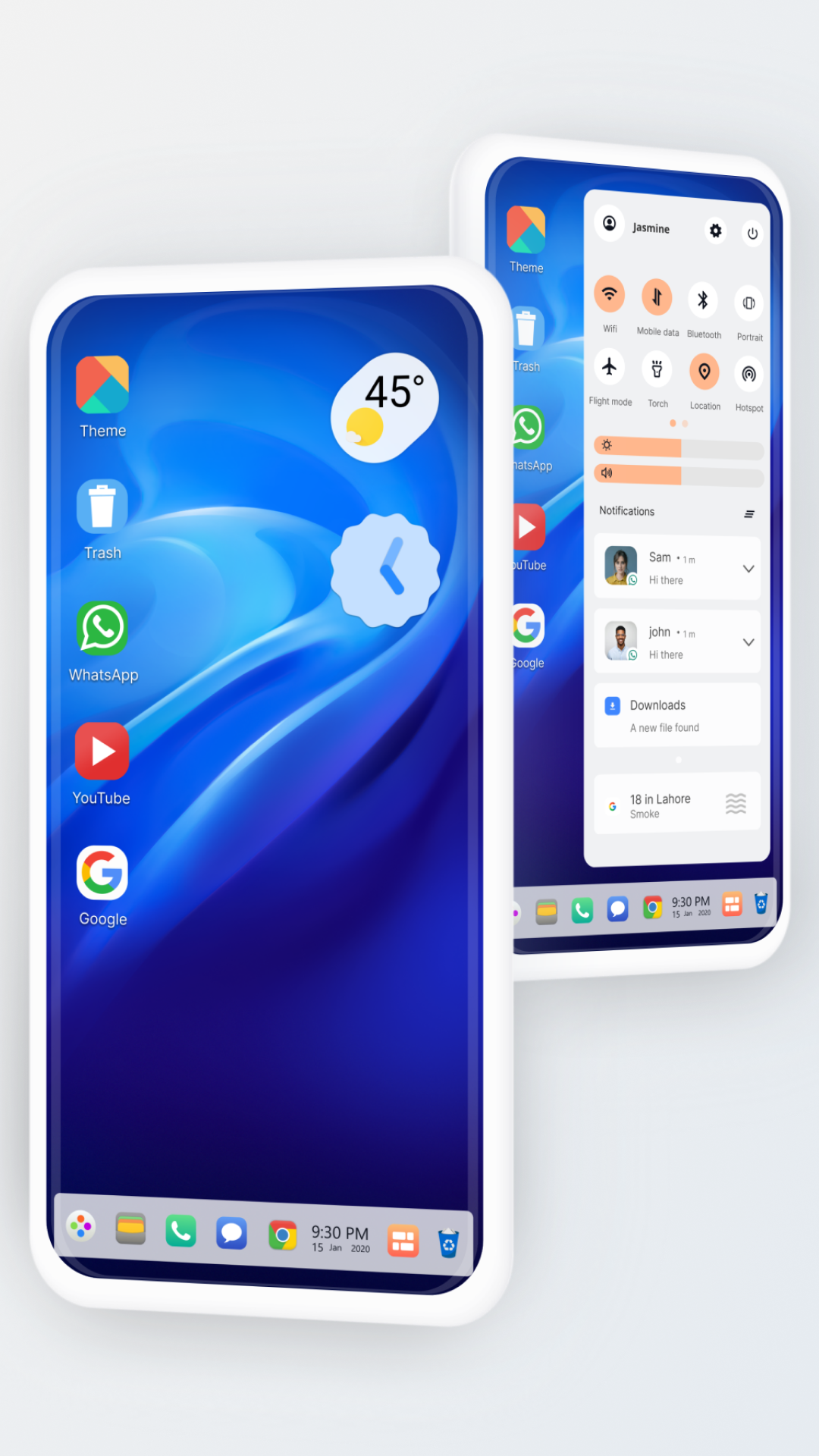 اسکرین شات 1 برنامه U Launcher