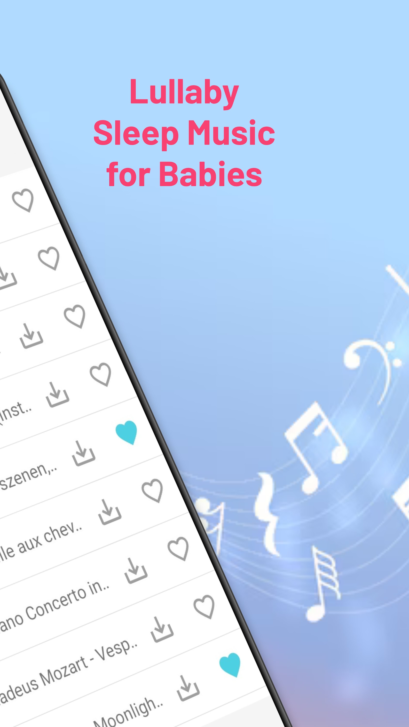 اسکرین شات 2 برنامه Lullaby Sleep Music for Babies