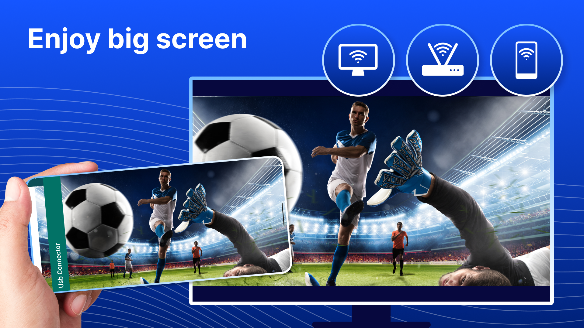اسکرین شات 7 برنامه USB Screen Share - Phone to TV