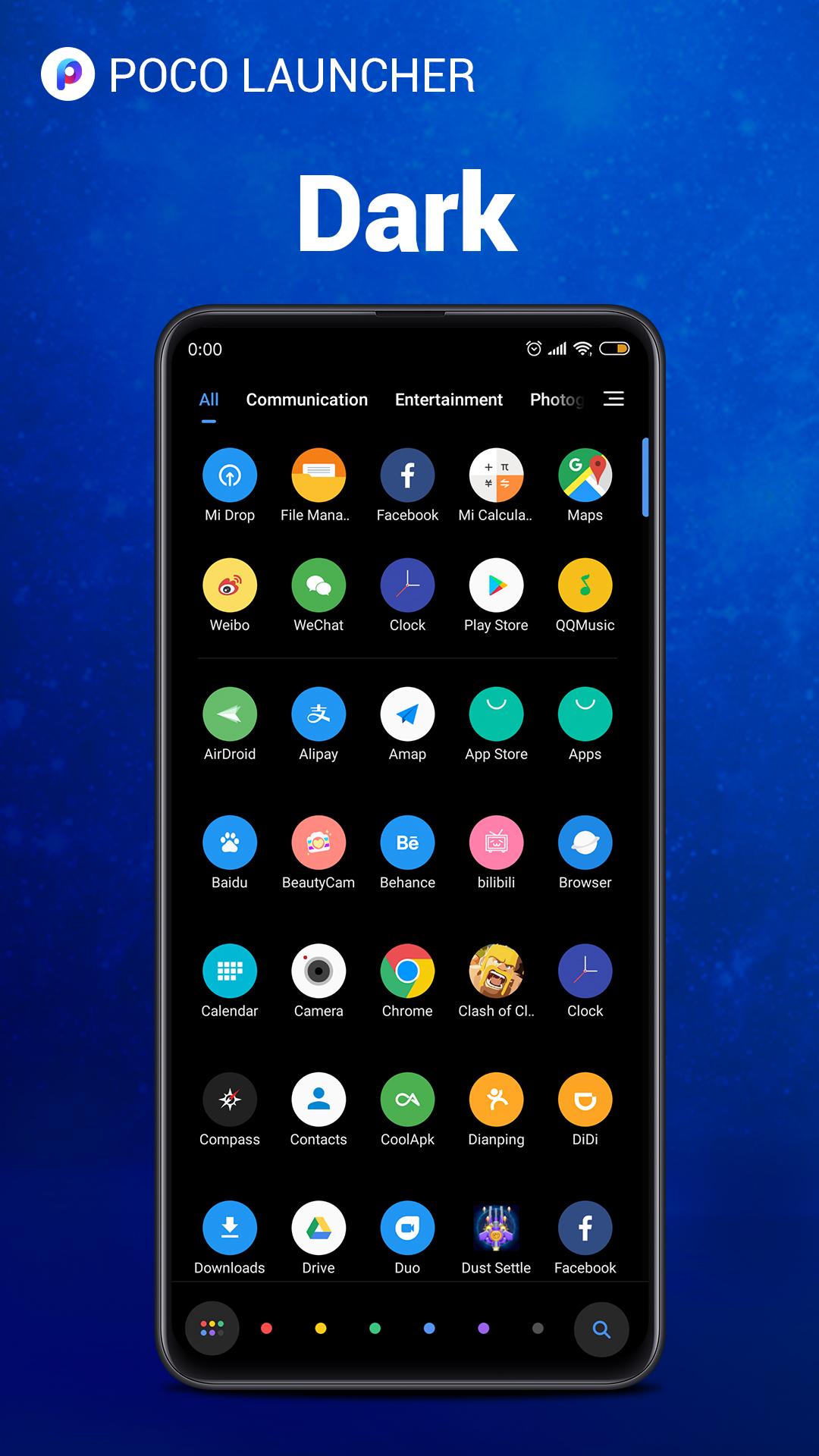 اسکرین شات 1 برنامه POCO Launcher 2.0 - Customize,