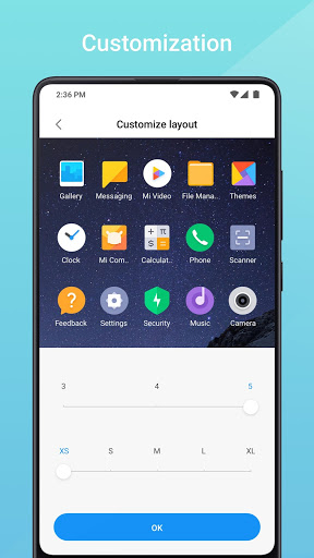 اسکرین شات 3 برنامه Mint Launcher