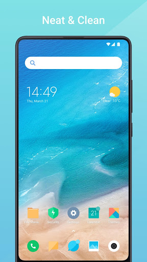 اسکرین شات 1 برنامه Mint Launcher