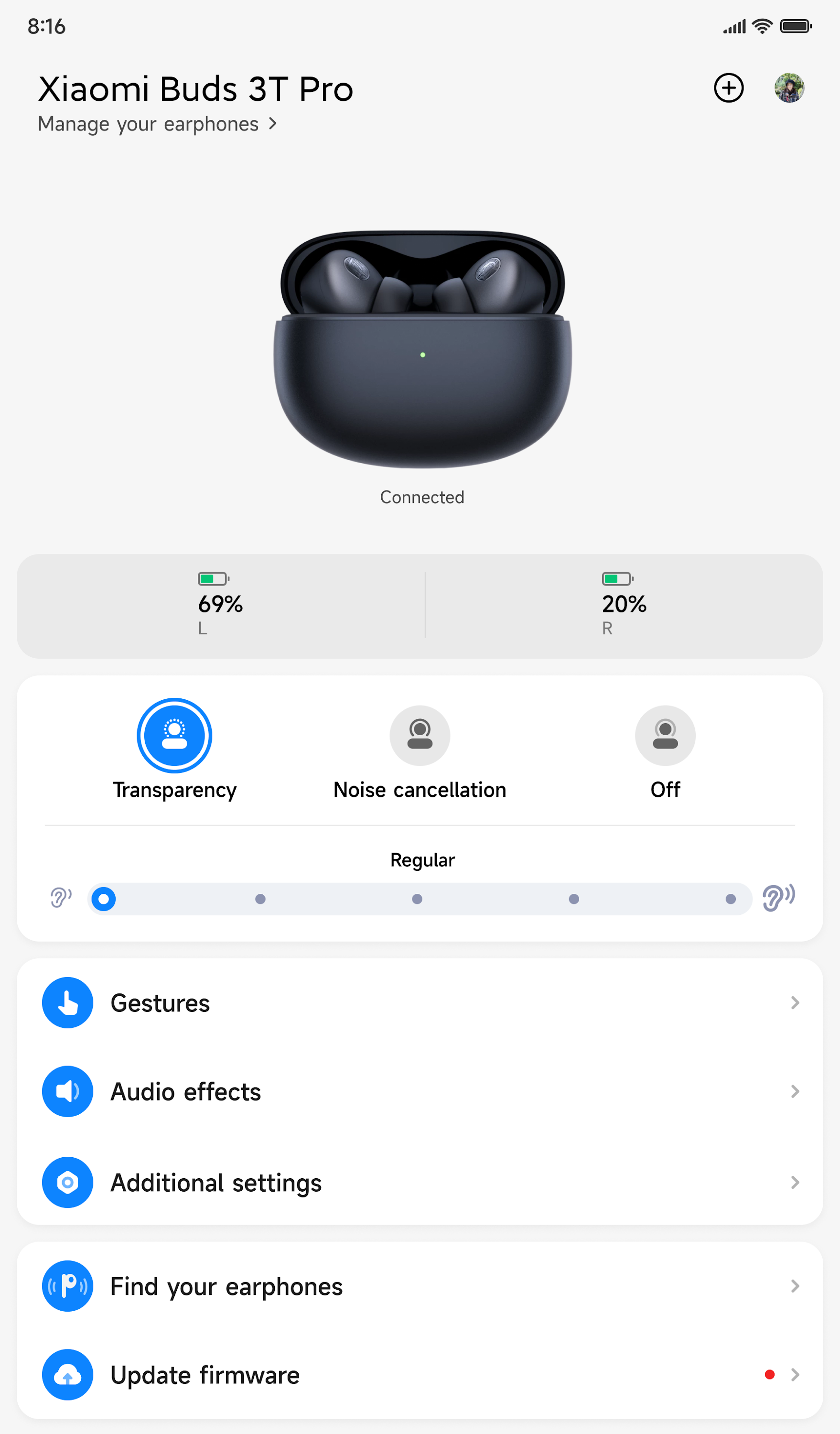 اسکرین شات 3 برنامه Xiaomi Earbuds