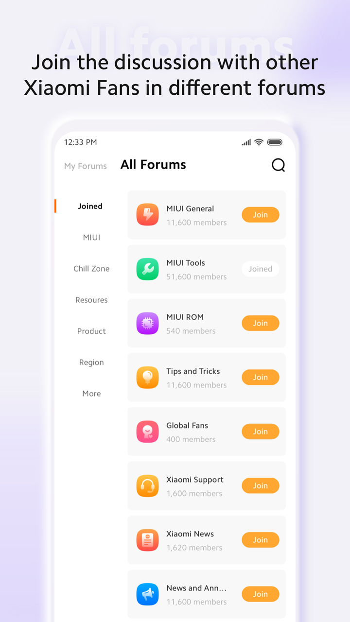 اسکرین شات 3 برنامه Xiaomi Community