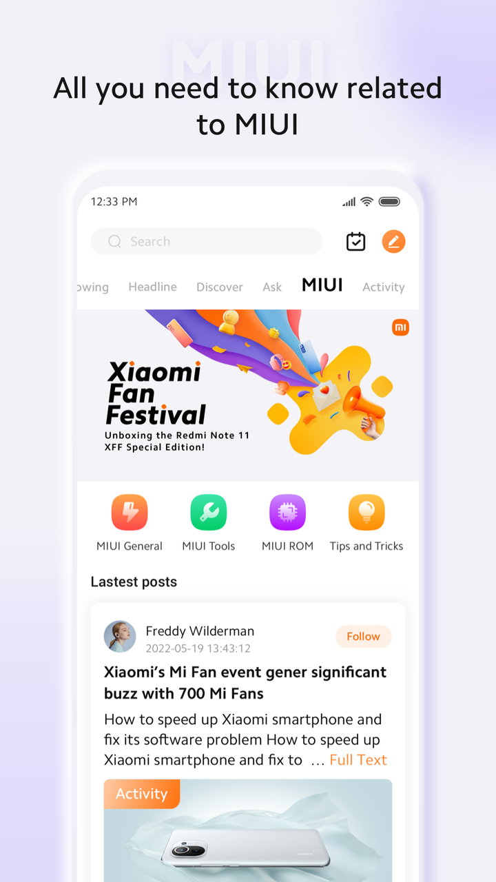 اسکرین شات 5 برنامه Xiaomi Community