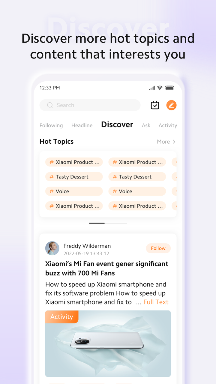 اسکرین شات 2 برنامه Xiaomi Community