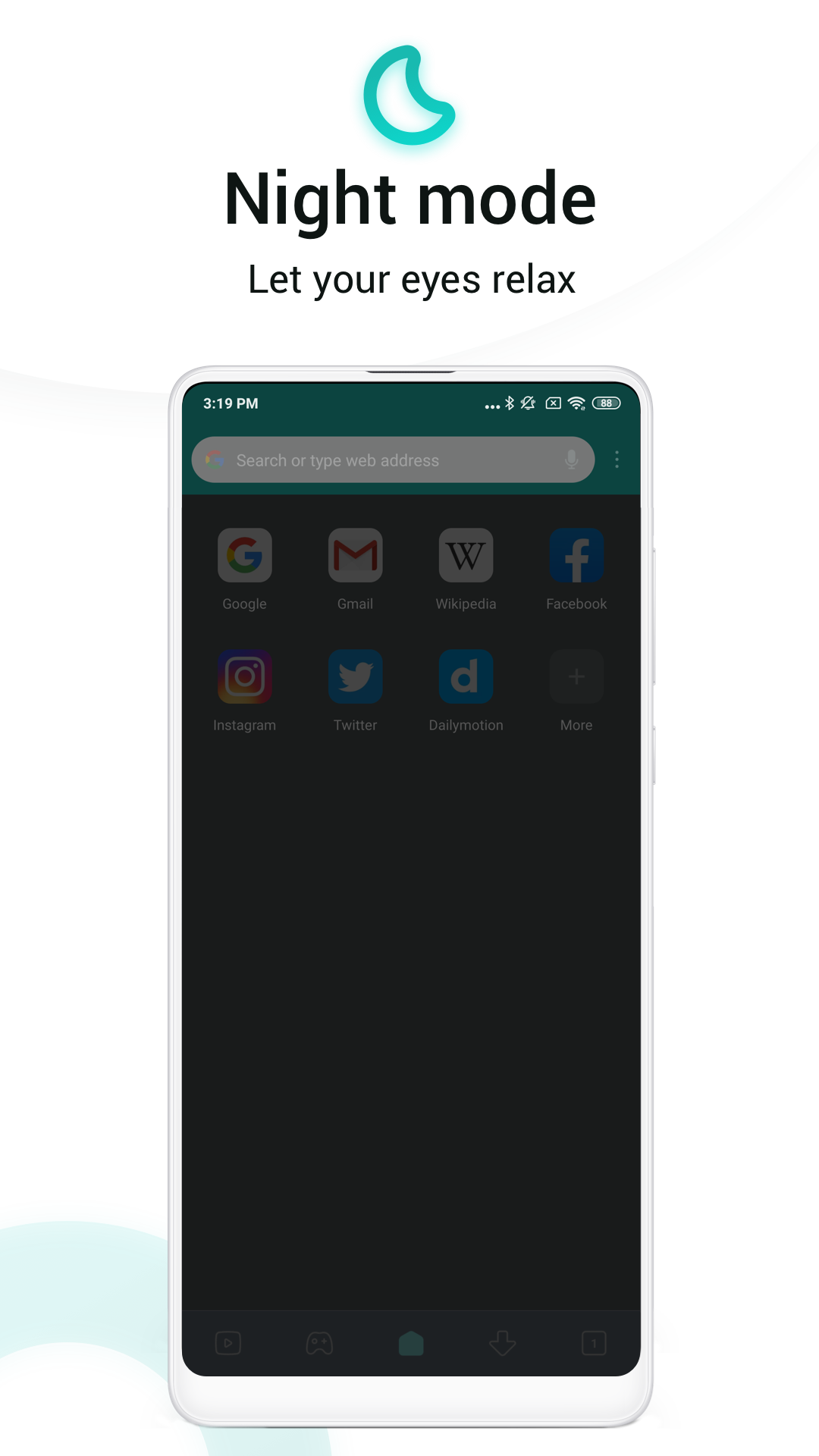 اسکرین شات 5 برنامه Mint Browser - Video download, Fast, Light, Secure