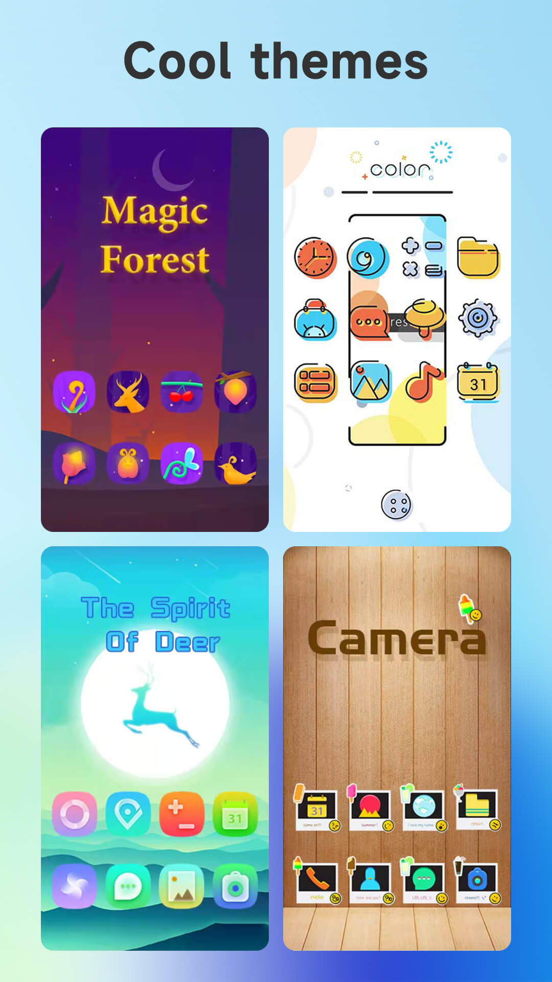 اسکرین شات 4 برنامه Cool Mi Launcher - CC Launcher