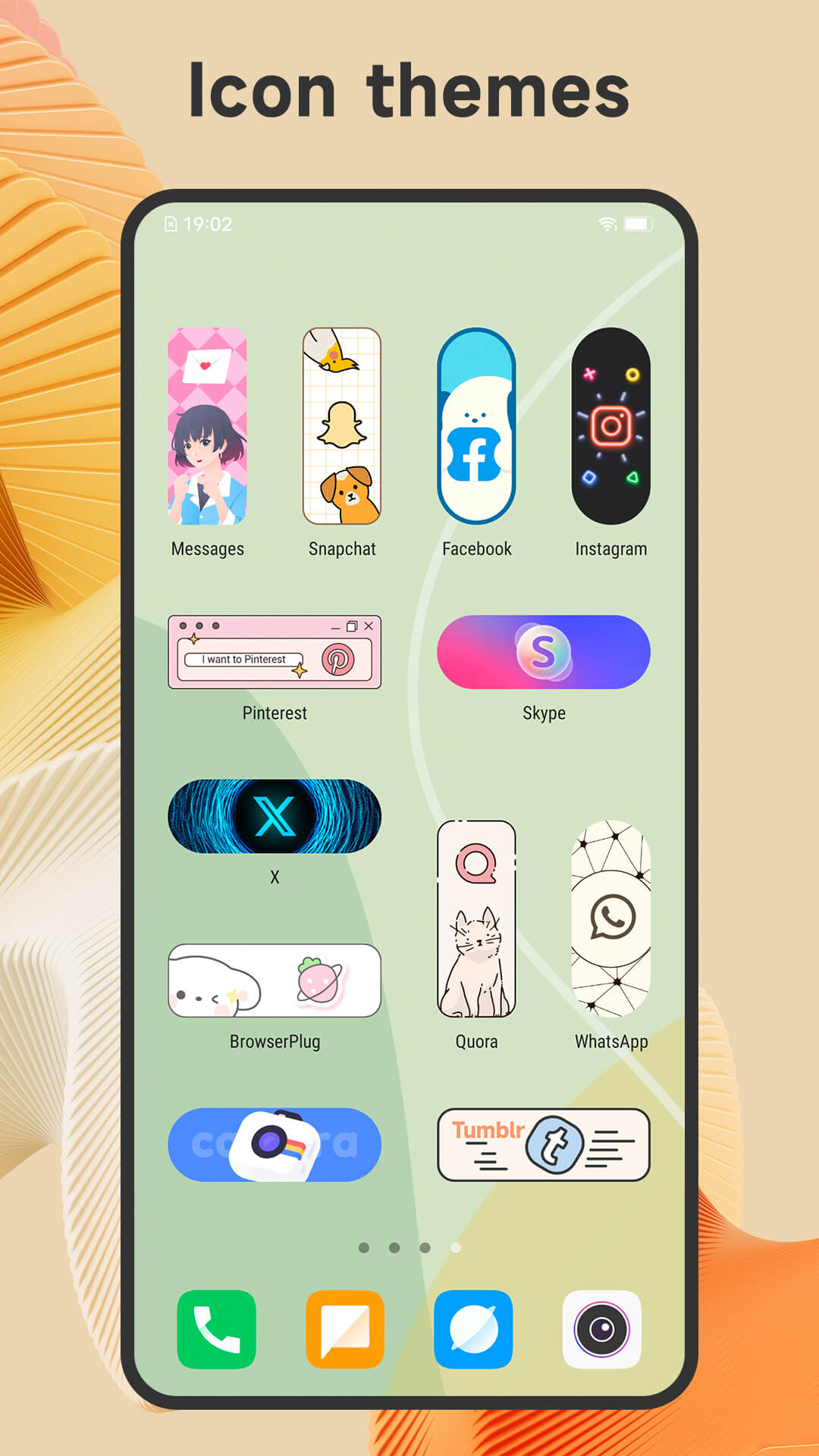 اسکرین شات 2 برنامه Cool Mi Launcher - CC Launcher