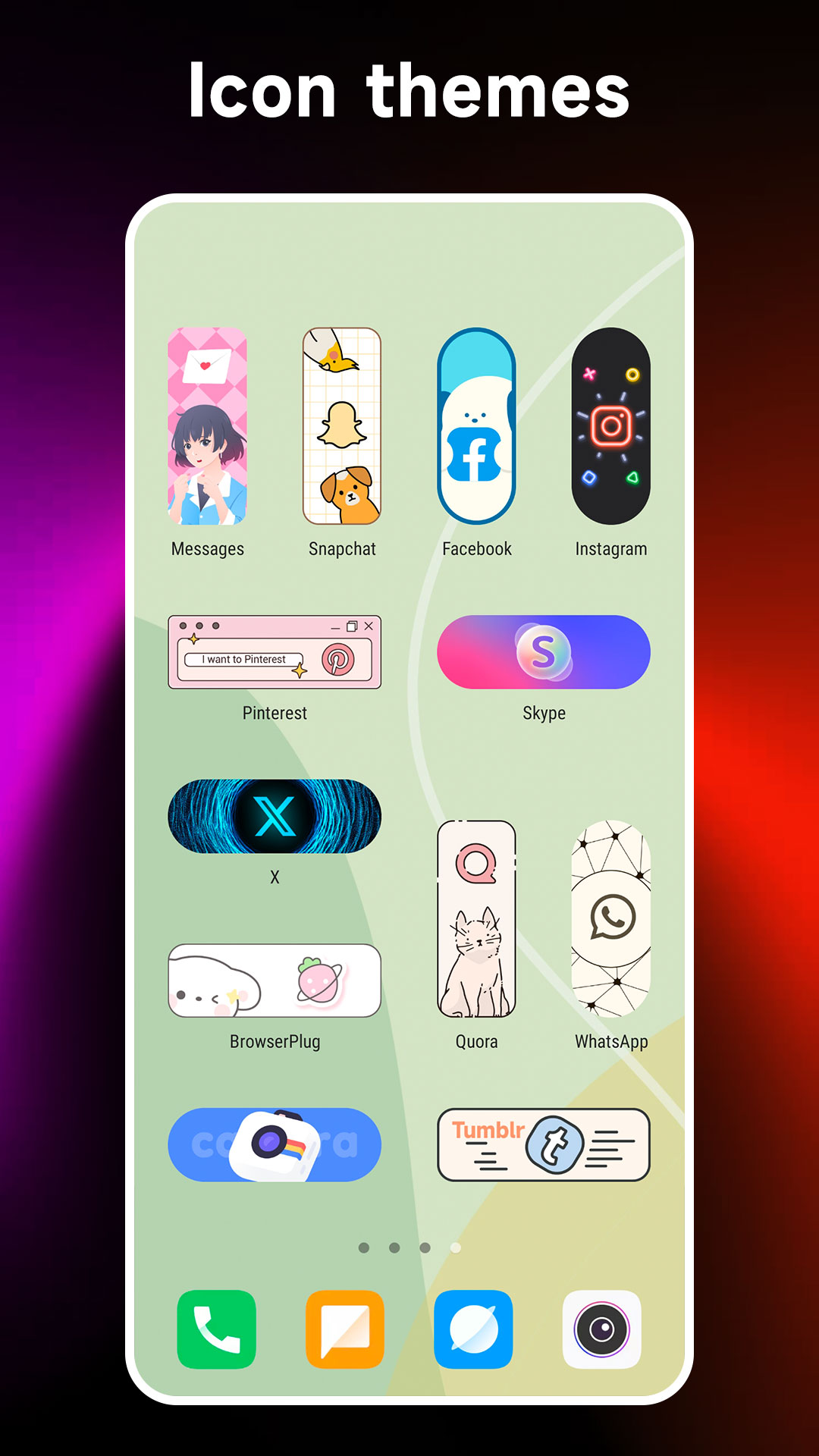 اسکرین شات 5 برنامه Cool Mi Launcher - CC Launcher