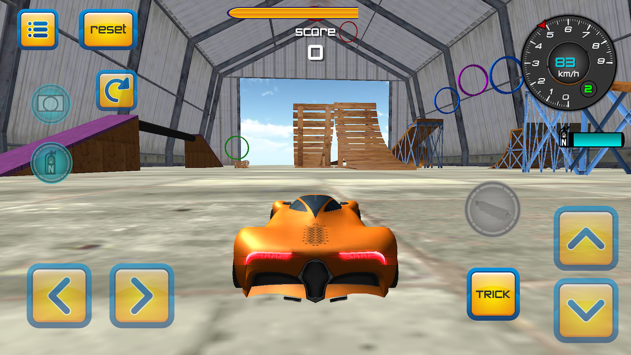 اسکرین شات 3 بازی Industrial Area Car Jumping 3D